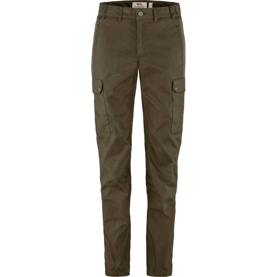 Dark Olive Stina Trousers W Fjällräven