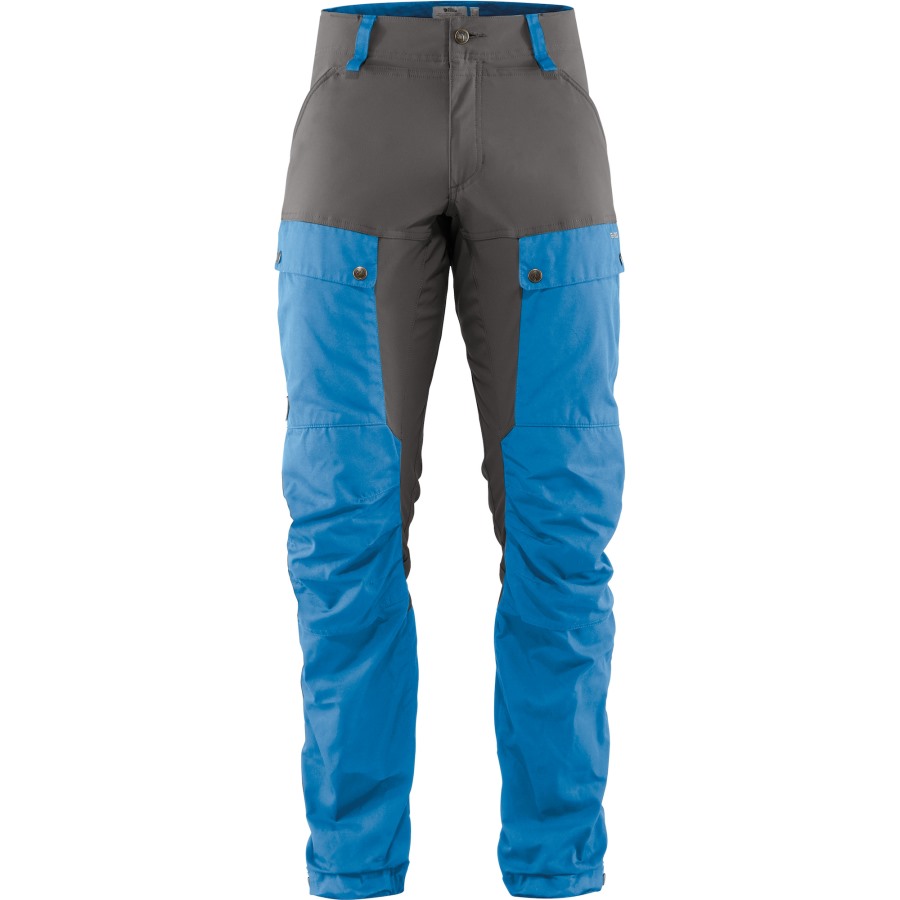 UN Blue-Stone Grey Fjällräven Keb Trousers M Long