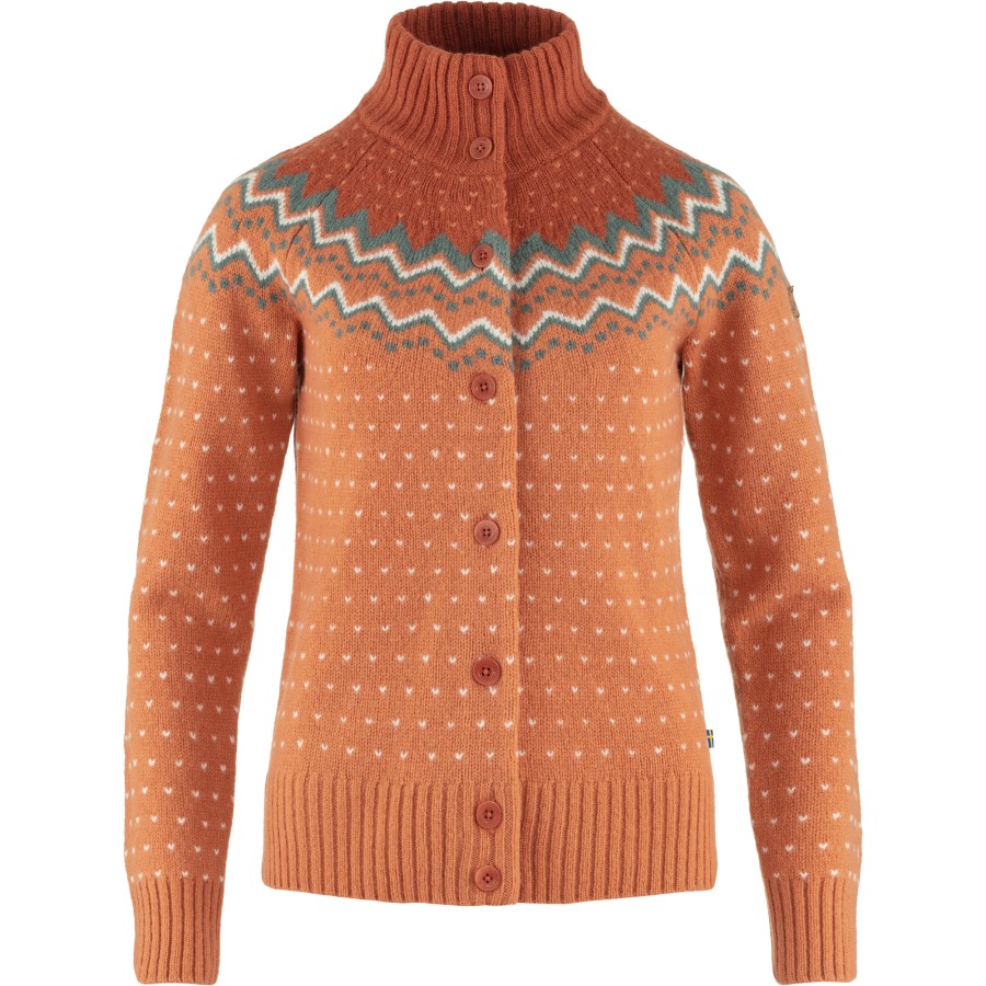 Övik Knit Cardigan W Desert Brown Fjällräven