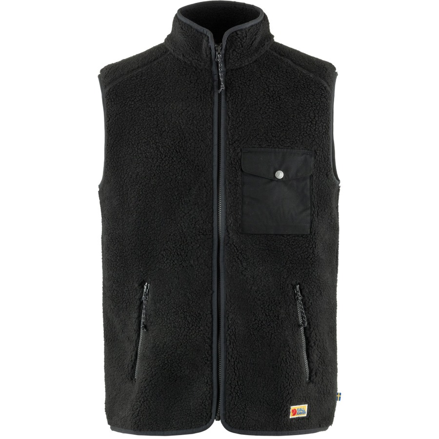 Vardag Pile Fleece Vest M Fjällräven Black