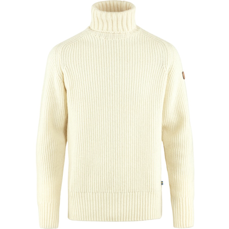 Övik Roller Neck Sweater M Chalk White Fjällräven