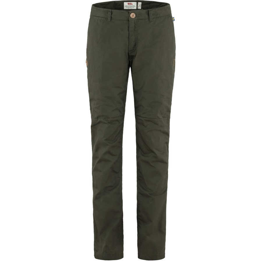 Srmland Tapered Winter Trousers W Long Fjällräven Deep Forest