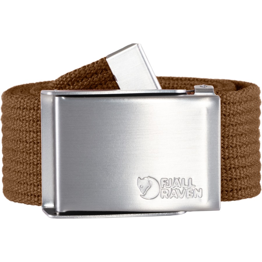 Fjällräven Brand Timber Brown Canvas Belt