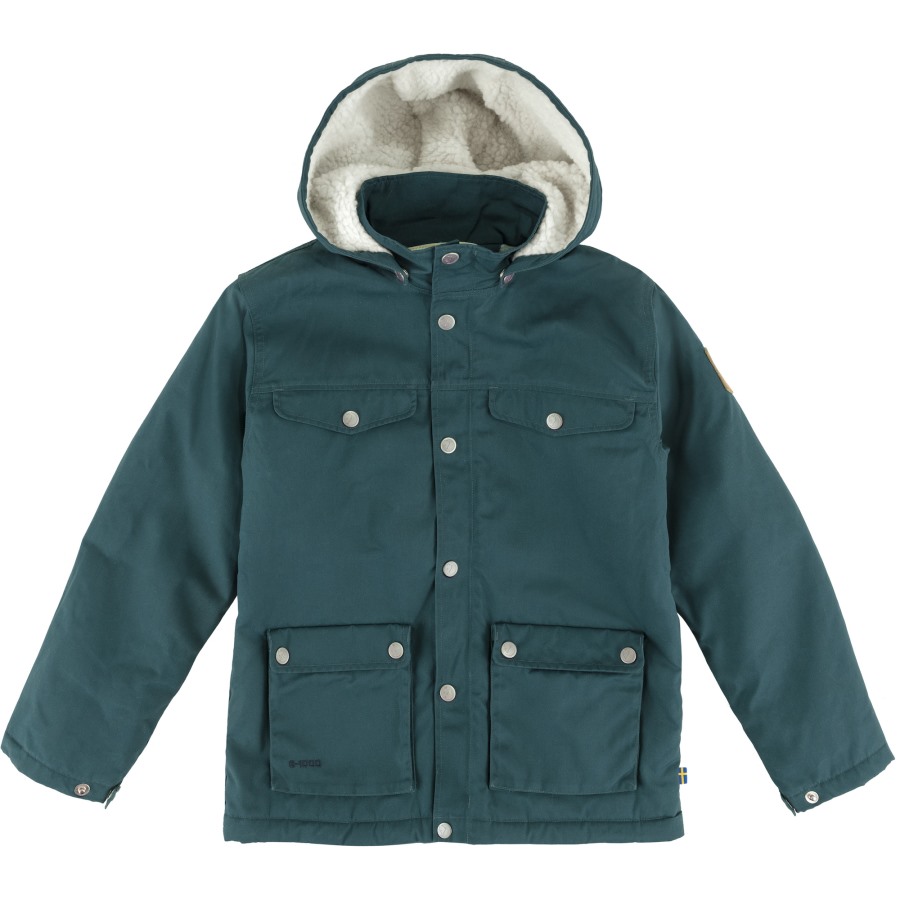 Mountain Blue Fjällräven Kids Greenland Winter Jacket