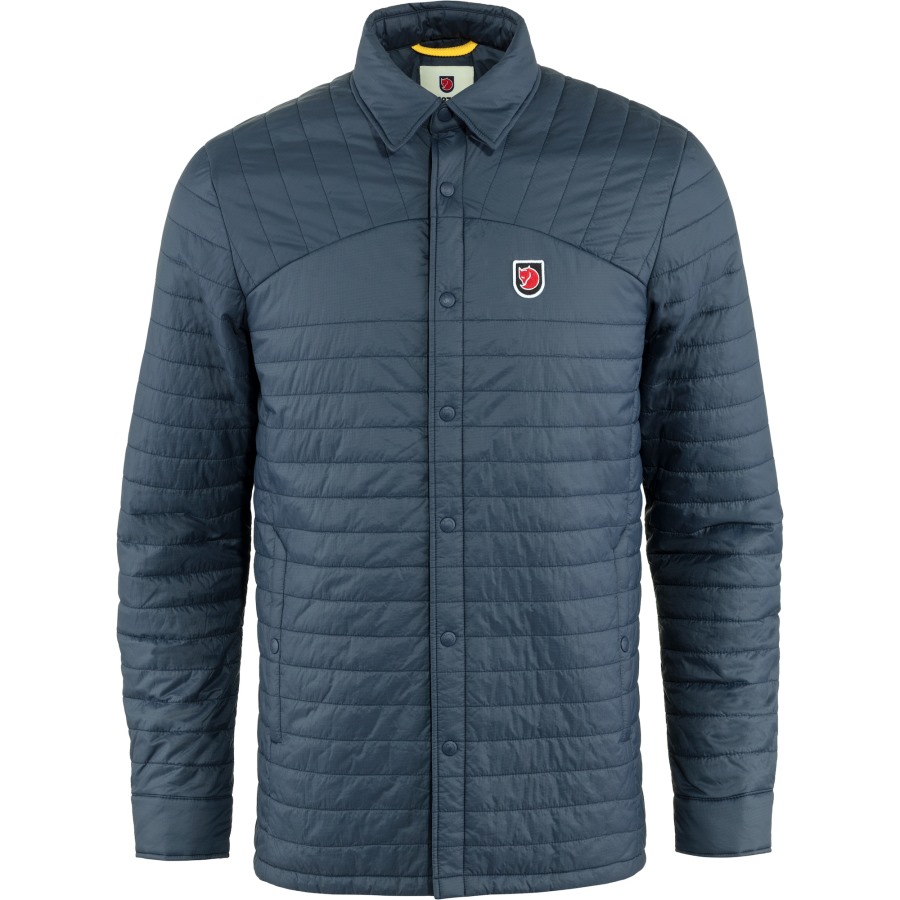 Expedition X-Lätt Shirt M Fjällräven Brand Navy