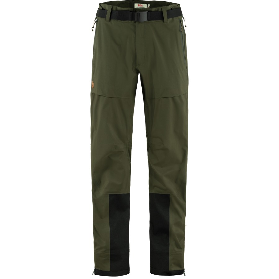 Deep Forest Fjällräven Keb Eco-Shell Trousers M