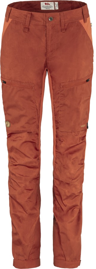 Cabin Red-Rowan Red Abisko Lite Trekking Trousers W Reg Fjällräven