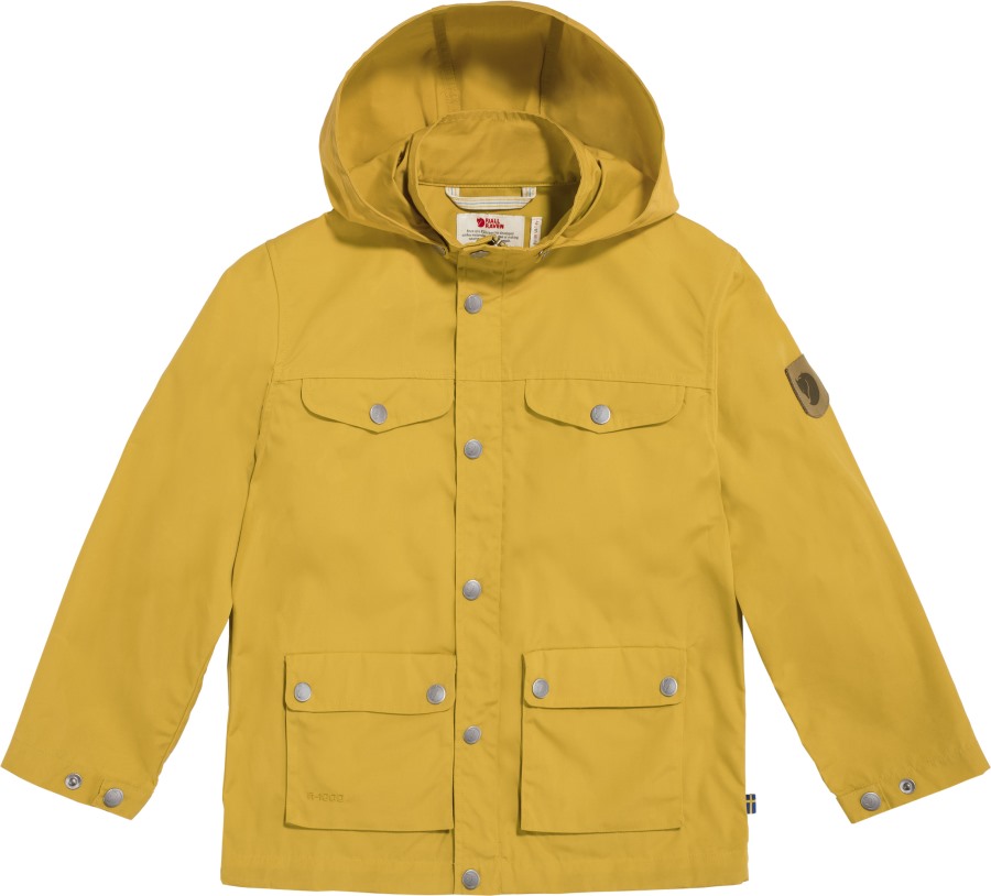 Fjällräven Mustard Yellow Kids Greenland Jacket