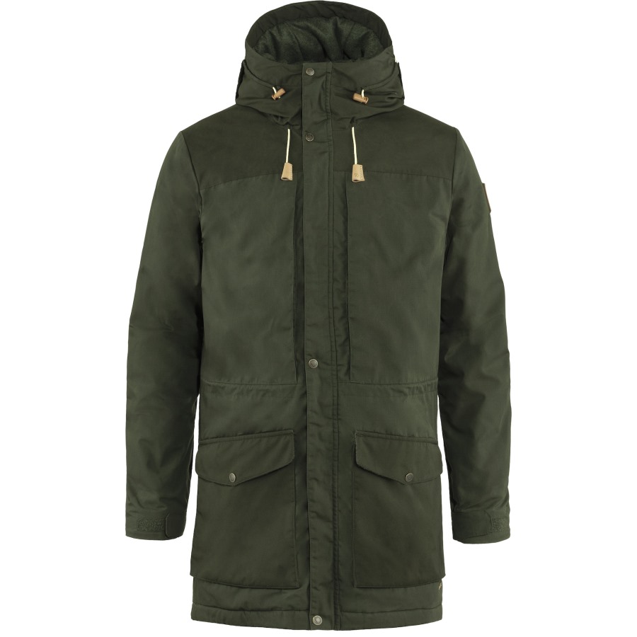 Singi Wool Padded Parka M Fjällräven Deep Forest