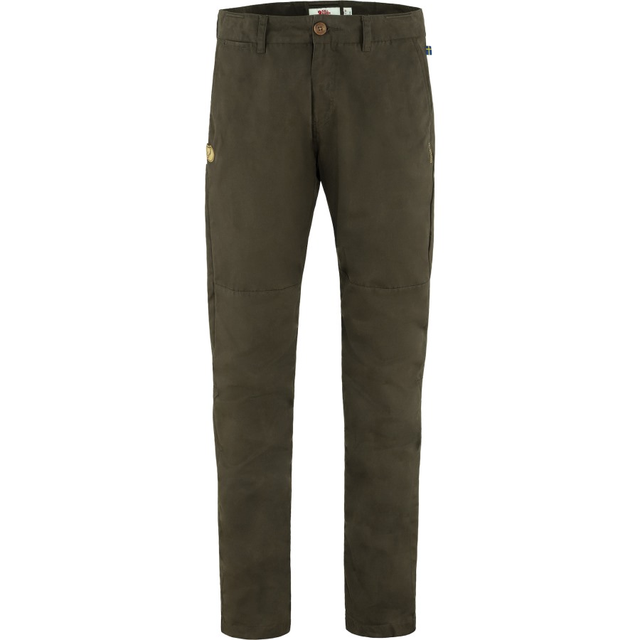 Srmland Tapered Trousers M Long Dark Olive Fjällräven