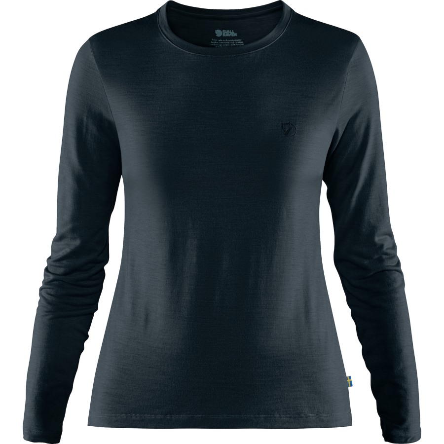 Abisko Wool Ls W Fjällräven Dark Navy