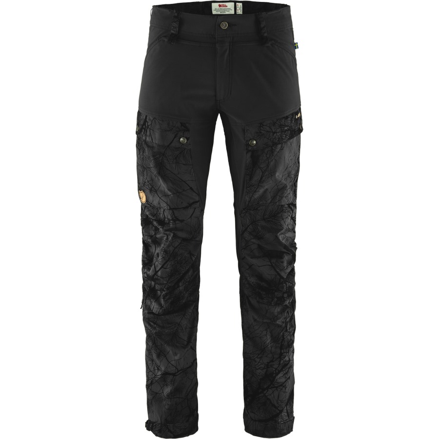 Fjällräven Keb Trousers M Reg Black Camo-Black