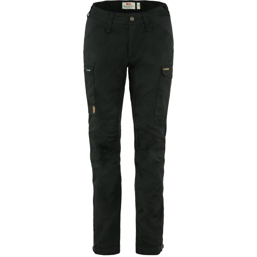 Kaipak Trousers Curved W Black Fjällräven