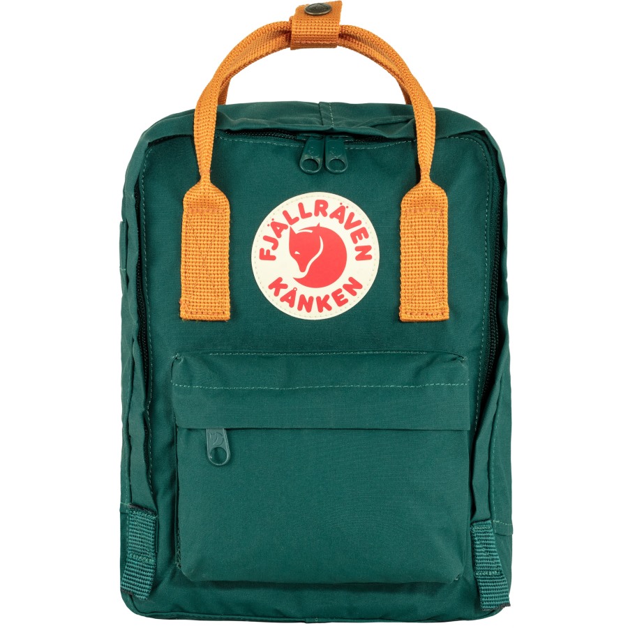 Fjällräven Arctic Green-Spicy Orange Kånken Mini