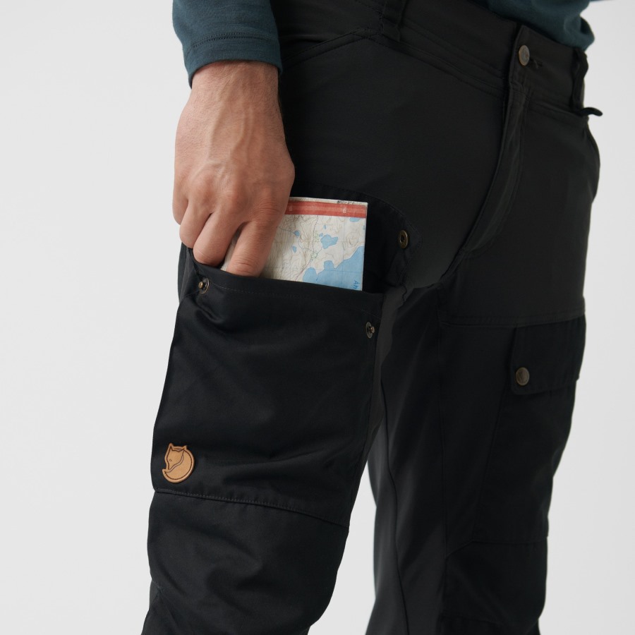 Deep Forest-Laurel Green Fjällräven Brand Keb Trousers M Reg
