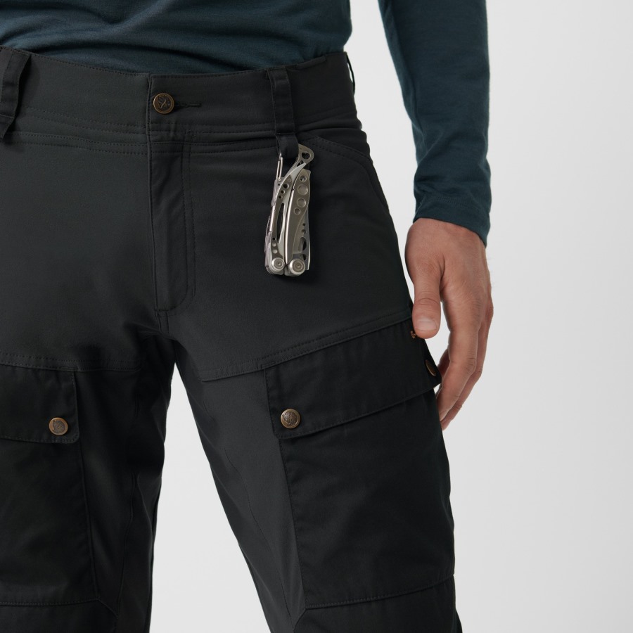 Deep Forest-Laurel Green Fjällräven Brand Keb Trousers M Reg