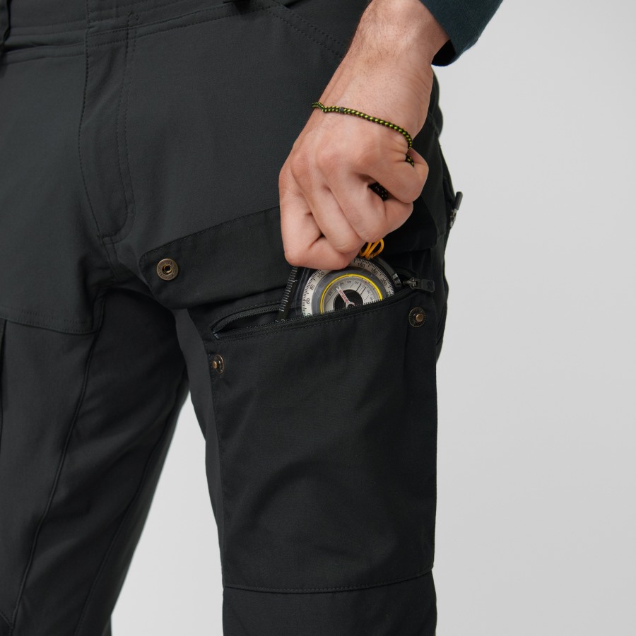 Deep Forest-Laurel Green Fjällräven Brand Keb Trousers M Reg