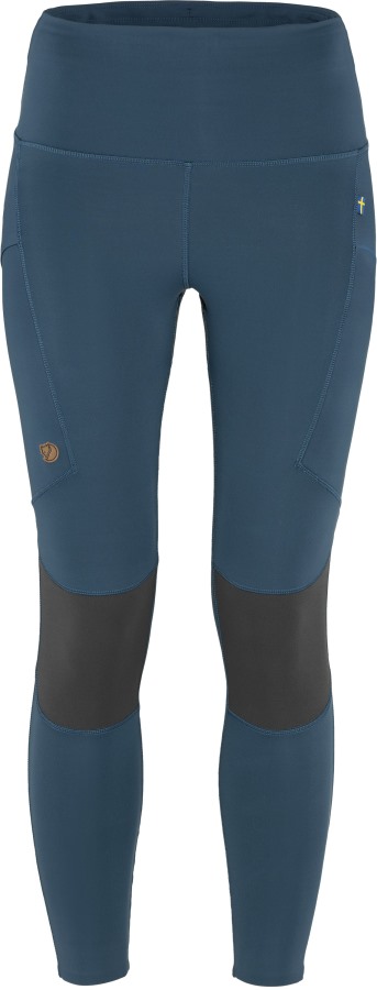 Indigo Blue-Iron Grey Fjällräven Abisko Trekking Tights Pro W