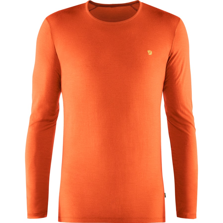 Bergtagen Thinwool Ls M Hokkaido Orange Fjällräven