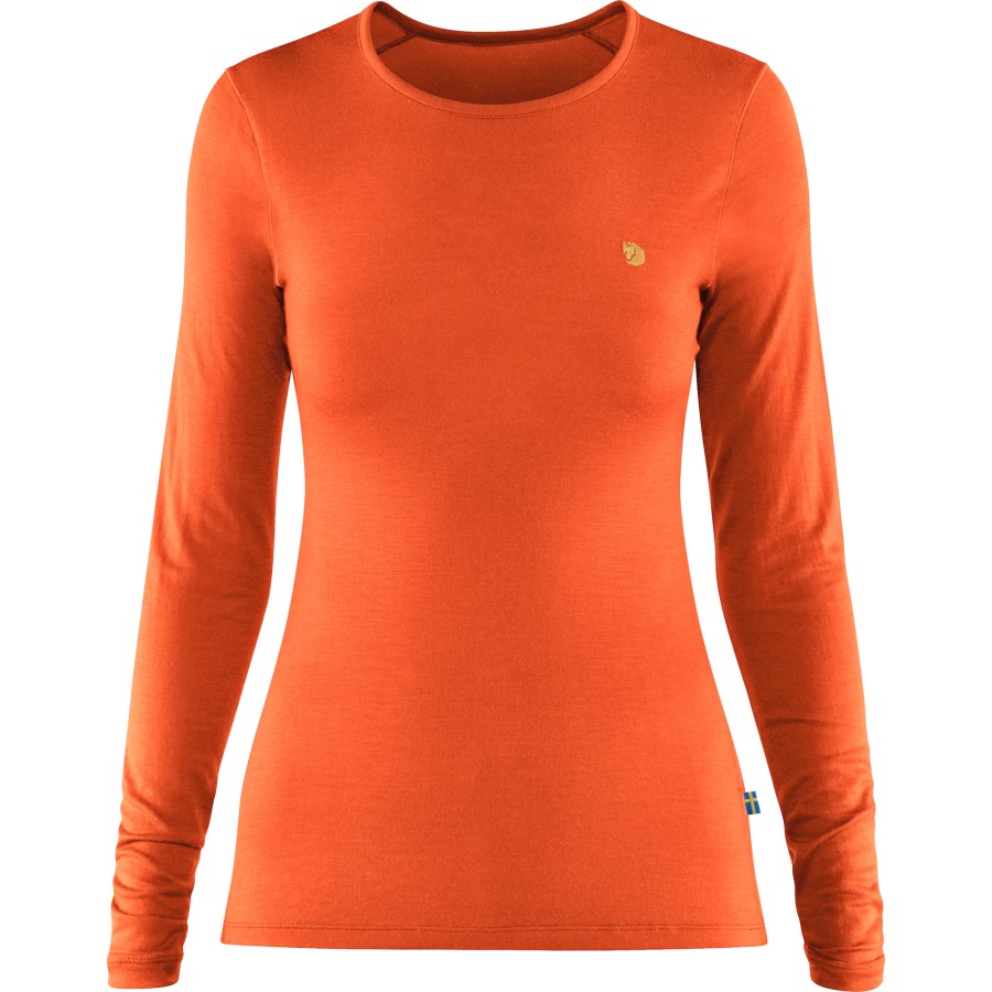 Hokkaido Orange Fjällräven Brand Bergtagen Thinwool Ls W