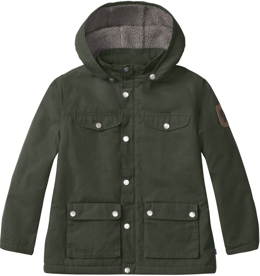 Kids Greenland Winter Jacket Fjällräven Deep Forest