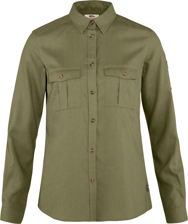 Fjällräven Övik Travel Shirt Ls W Green