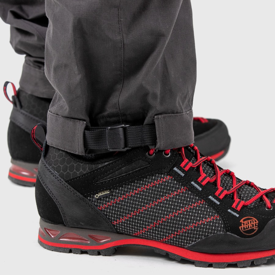 Dark Grey-Black Fjällräven Abisko Lite Trekking Zip-Off M Reg