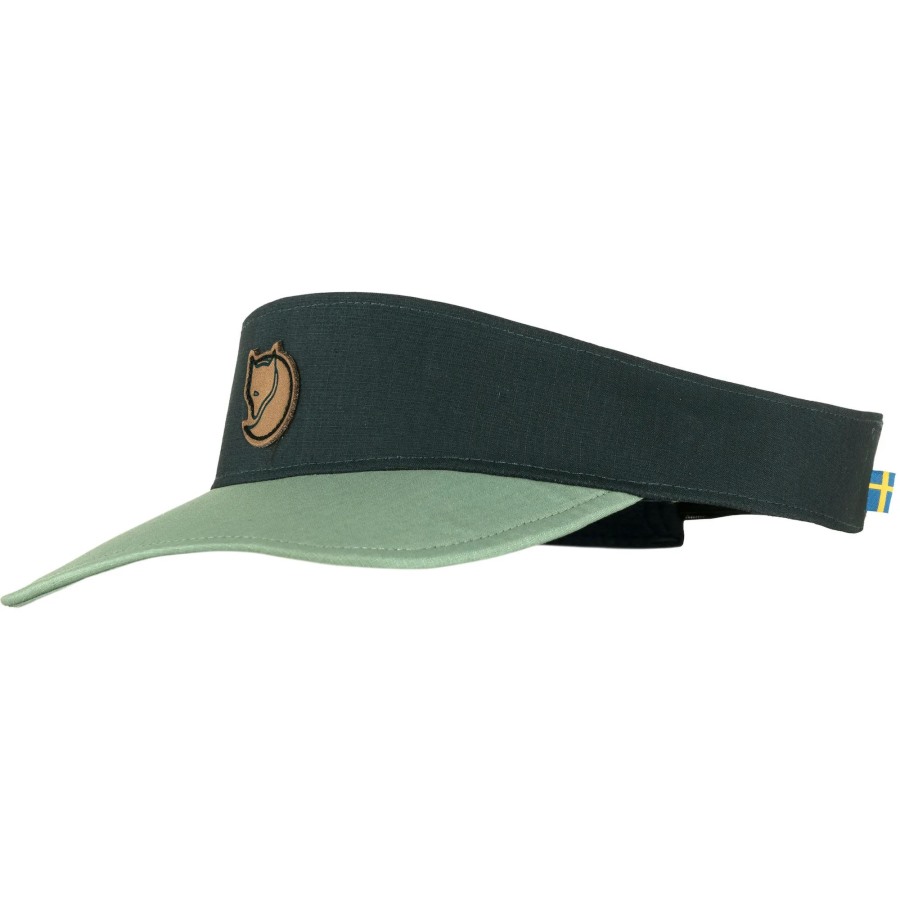 Fjällräven Dark Navy-Patina Green Abisko Visor Cap