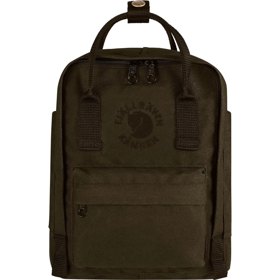 Dark Olive Fjällräven Re-Kånken Mini