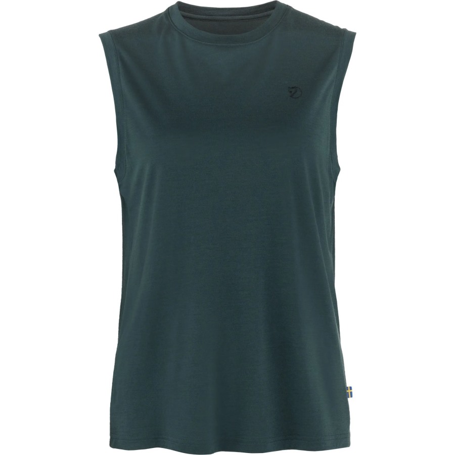 Fjällräven Dark Navy Abisko Wool Tank Top W