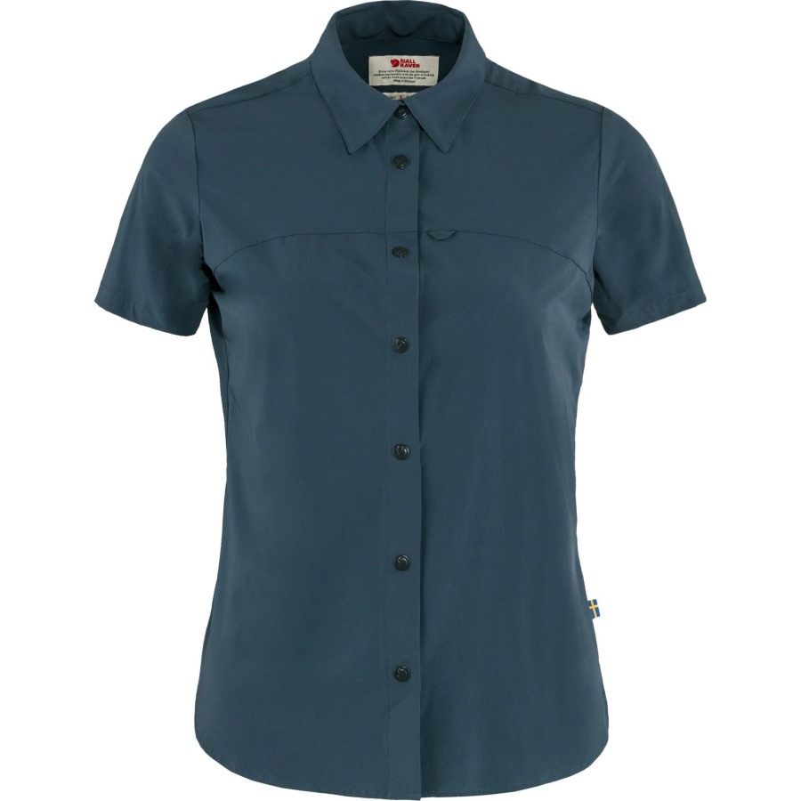Fjällräven High Coast Lite Shirt Ss W Navy