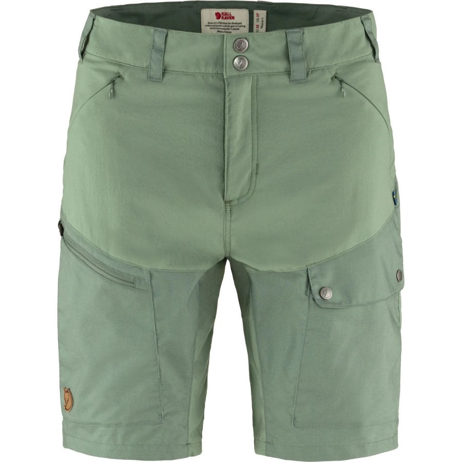Jade Green-Patina Green Abisko Midsummer Shorts W Fjällräven