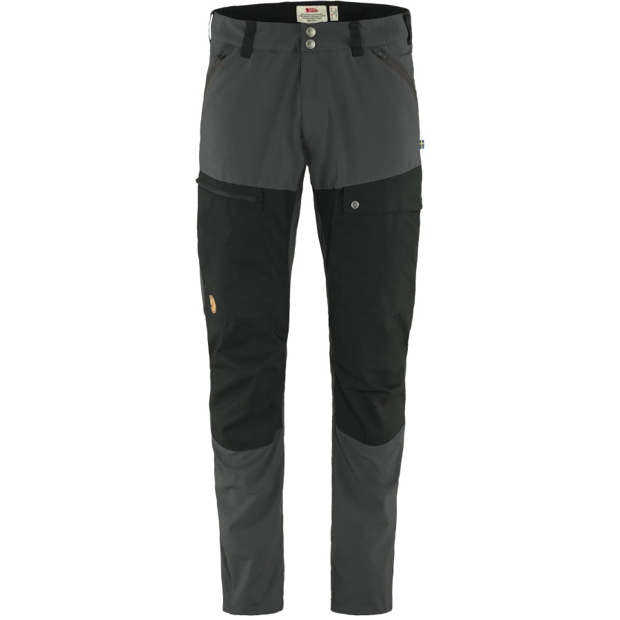 Dark Grey-Black Abisko Midsummer Trousers M Reg Fjällräven