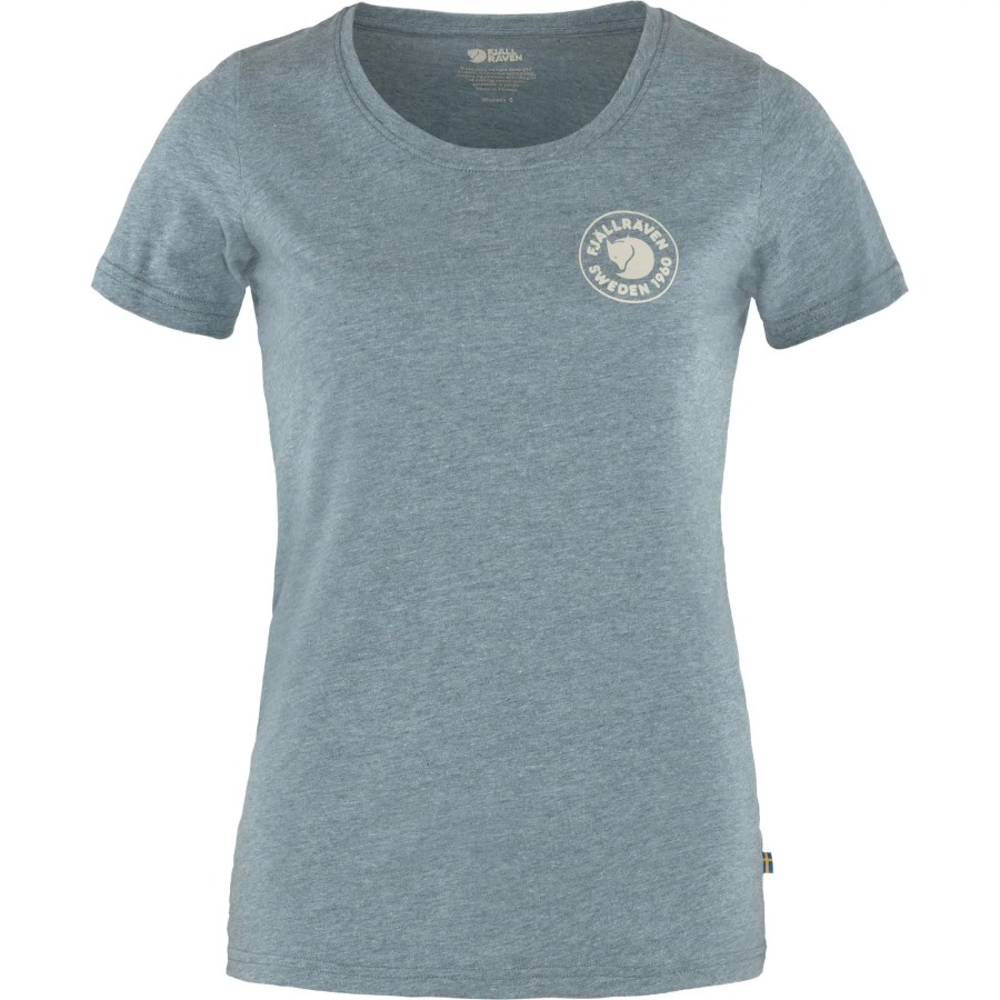 Fjällräven 1960 Logo T-Shirt W Indigo Blue-Melange