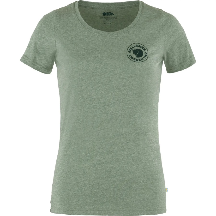 1960 Logo T-Shirt W Patina Green-Melange Fjällräven