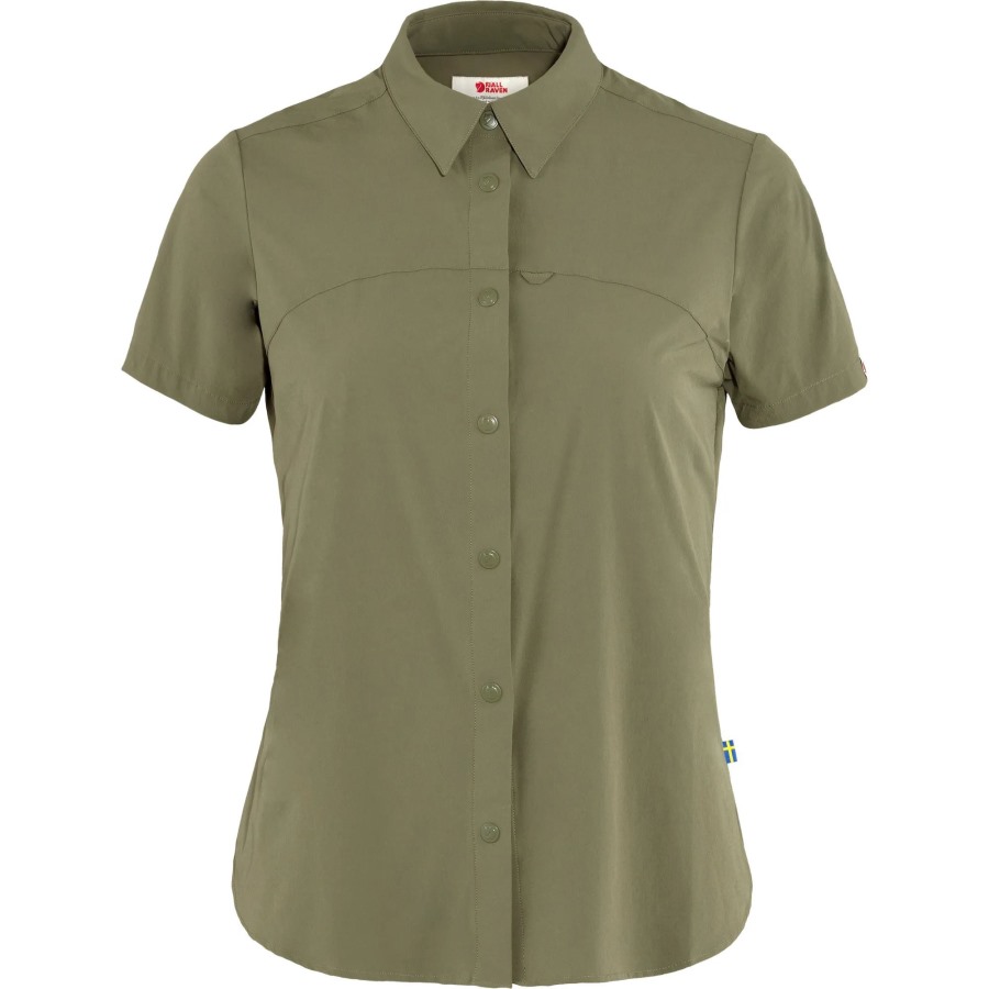 High Coast Lite Shirt Ss W Green Fjällräven