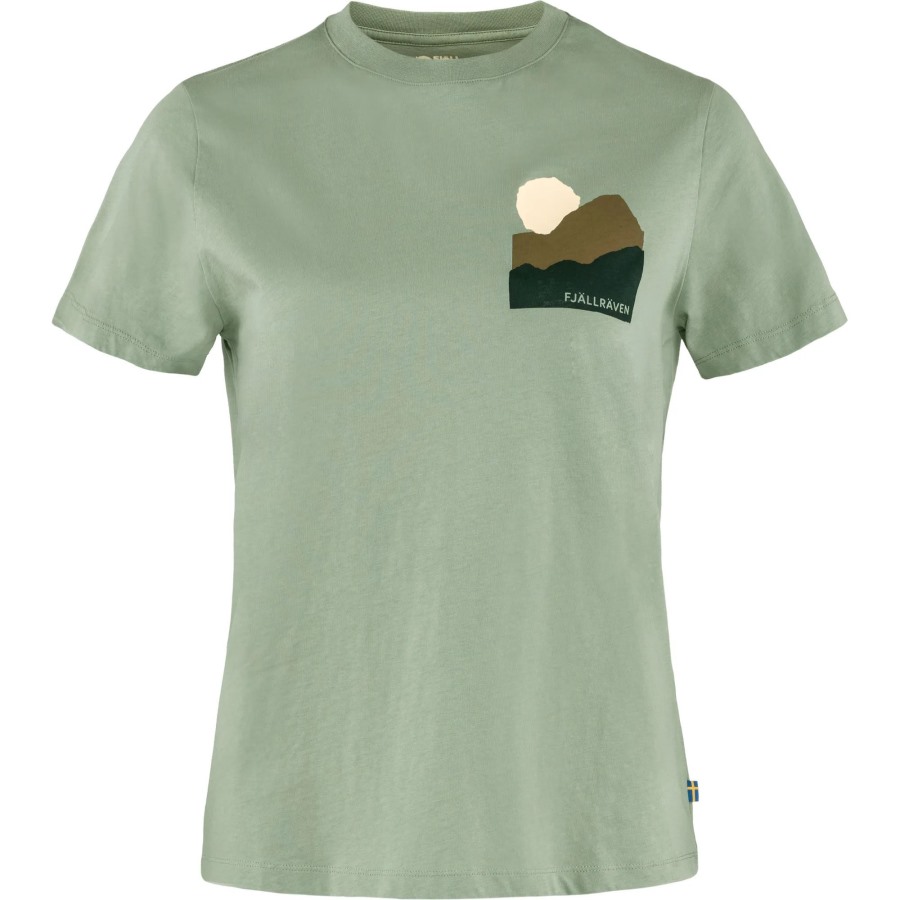 Nature T-Shirt W Fjällräven Sage Green
