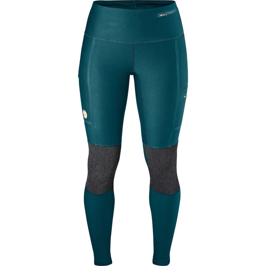 Abisko Trekking Tights W Glacier Green Fjällräven