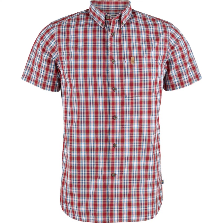 Fjällräven Deep Red Övik Shirt Ss M