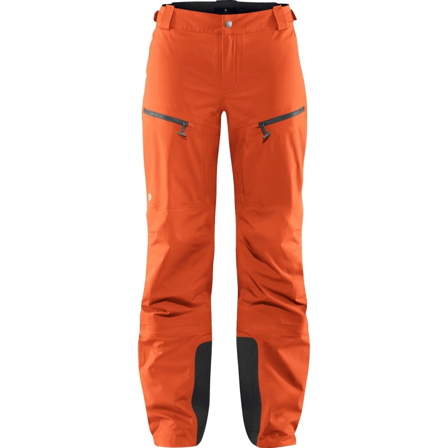 Fjällräven Hokkaido Orange Bergtagen Eco-Shell Trousers W