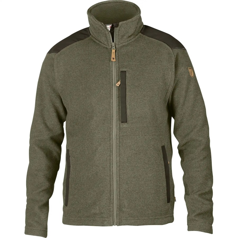 Laurel Green-Deep Forest Fjällräven Buck Fleece M
