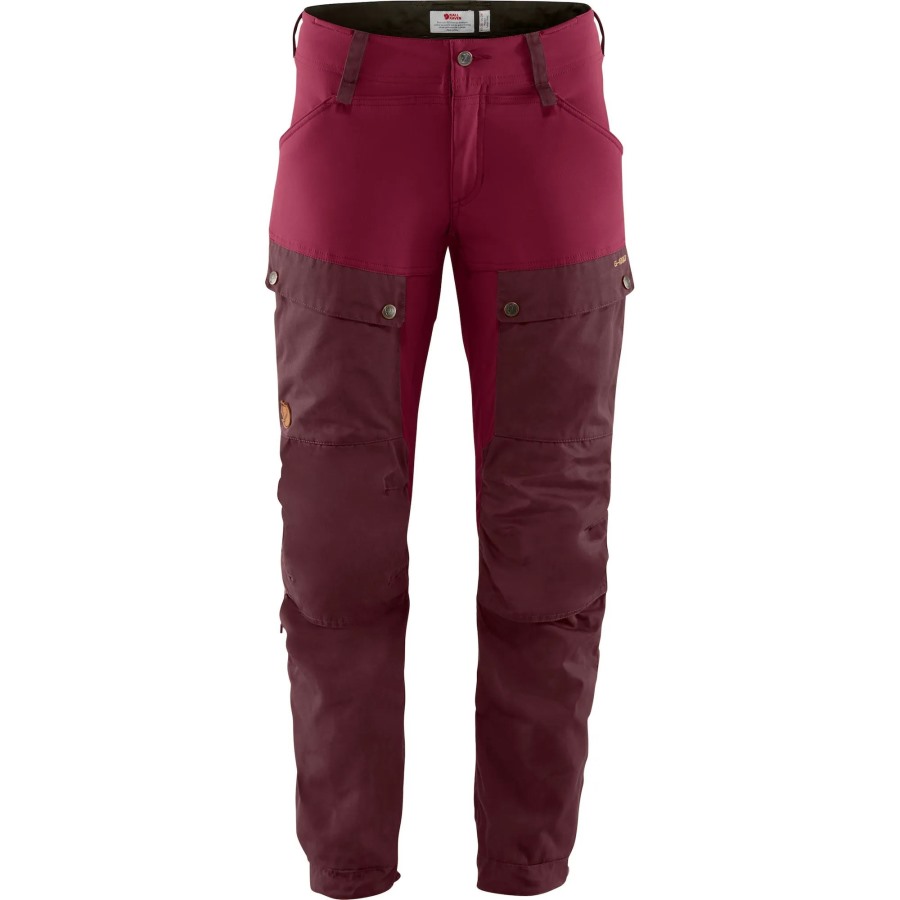 Fjällräven Keb Trousers W Reg Dark Garnet-Plum