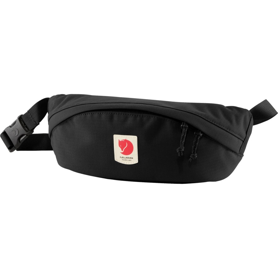 Fjällräven Black Ulvö Hip Pack Medium