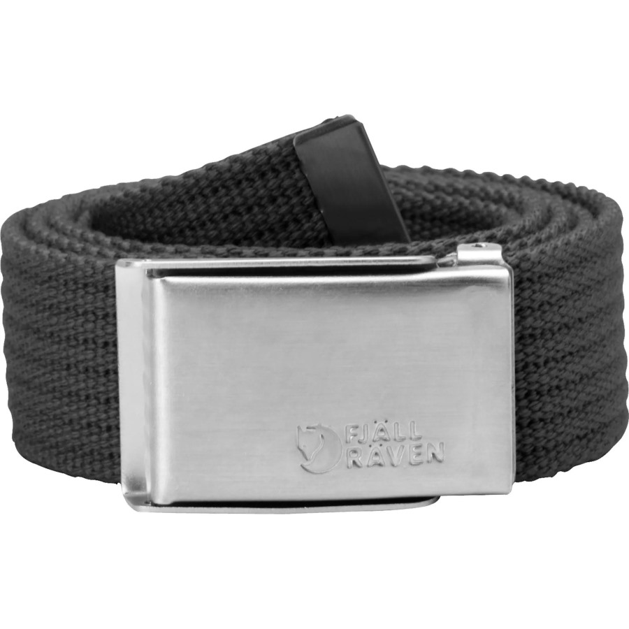 Fashion Fjällräven Merano Canvas Belt Dark Grey