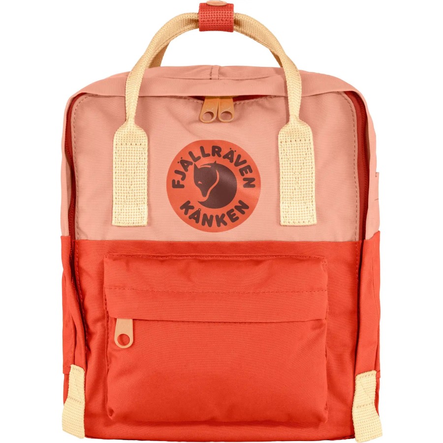 Kånken Art Mini Poppy Fields-Cotton Sky Fjällräven