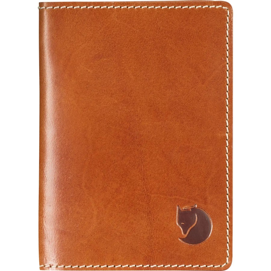Leather Cognac Fjällräven Leather Passport Cover