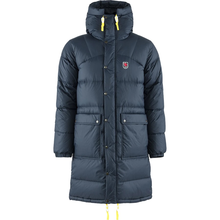 Expedition Long Down Parka M Fashion Fjällräven Navy