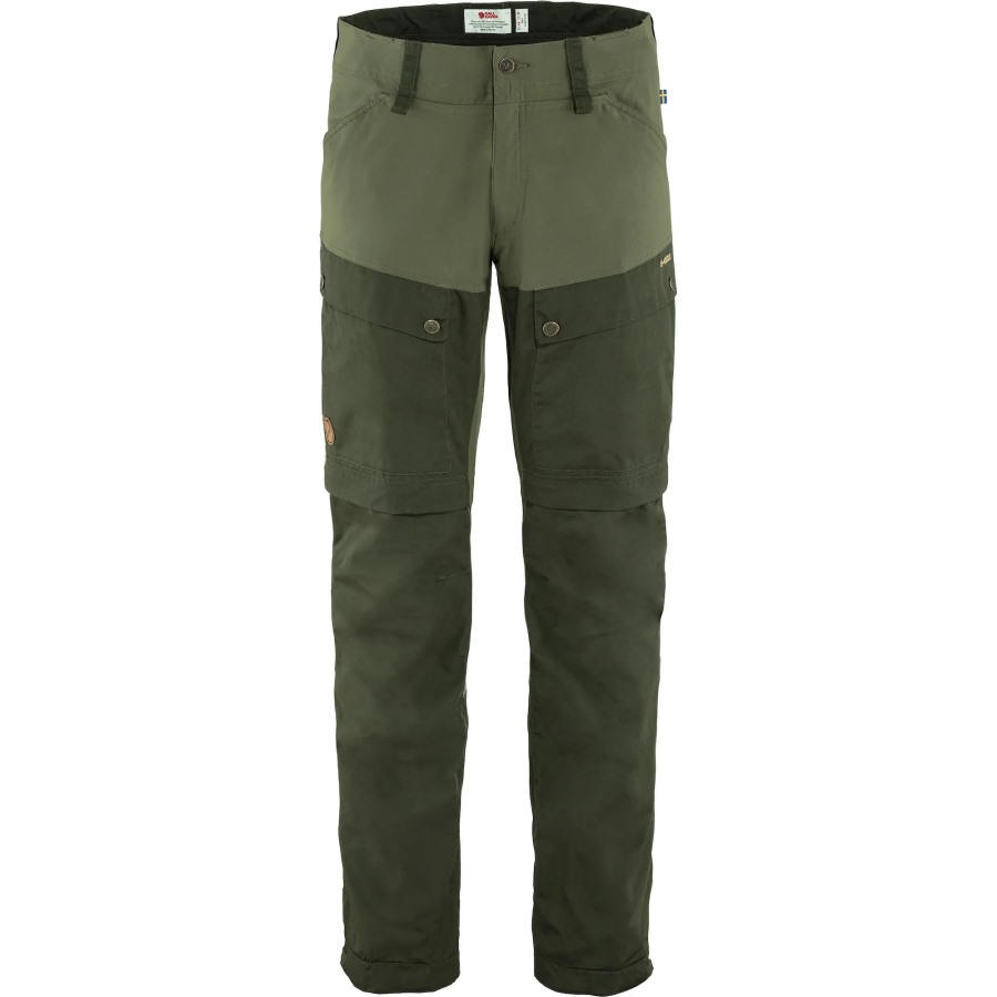 Keb Gaiter Trousers M Long Fjällräven Deep Forest-Laurel Green