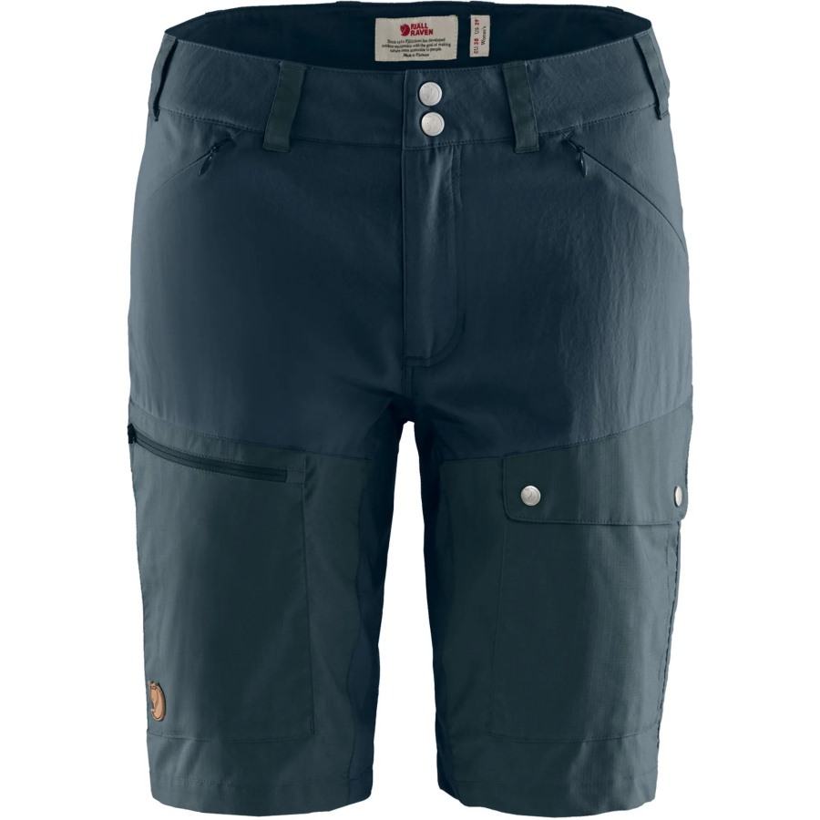 Dark Navy Fjällräven Abisko Midsummer Shorts W