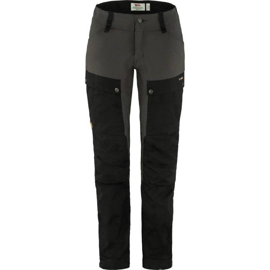 Keb Trousers W Reg Black-Stone Grey Fjällräven